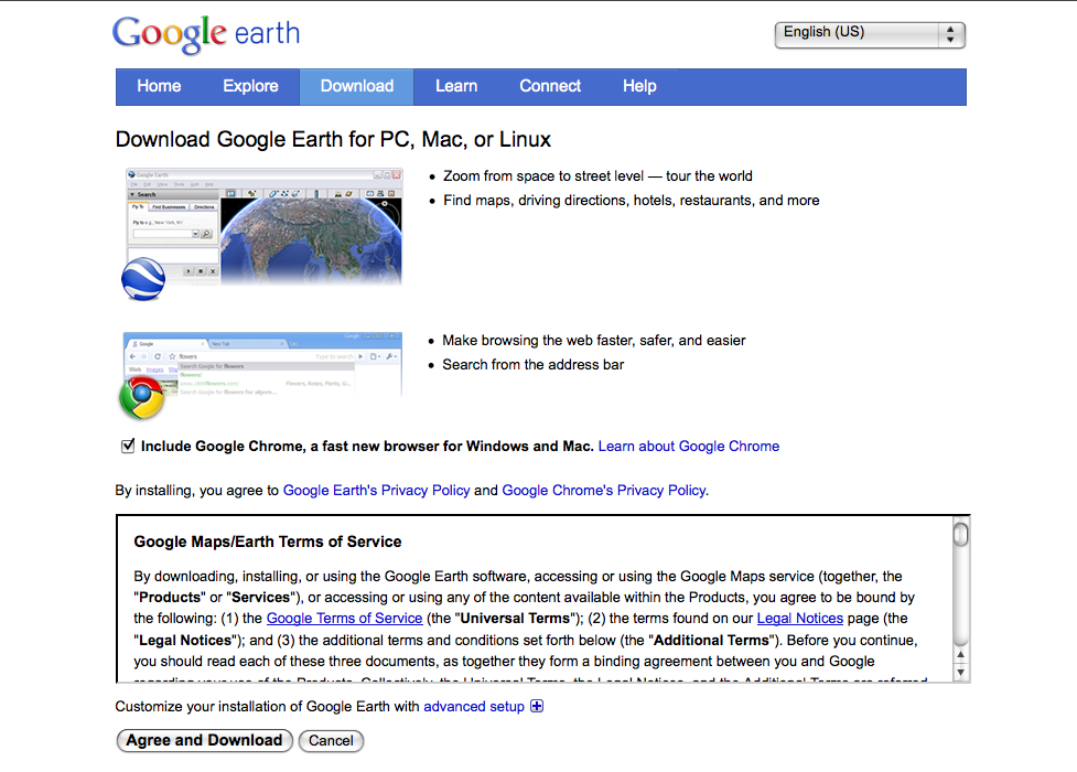 Google earth for mac os
